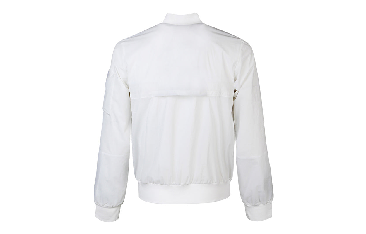 Men's adidas MH JKT BOMB 3S Woven White Jacket GH4803