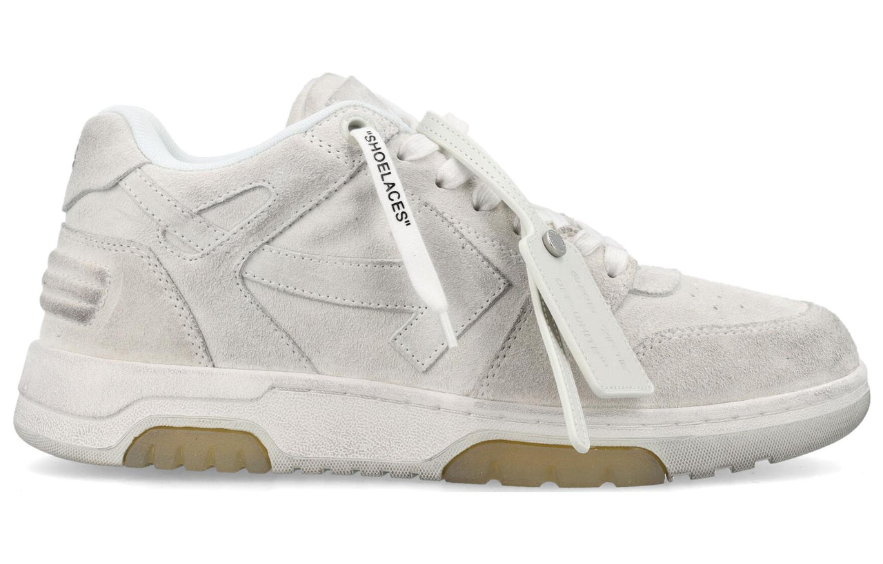 Off-White Out Of Office Vintage Leather 'Grey White' OMIA189F22LEA0120101