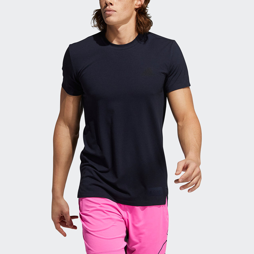 adidas Stu Tech Tee Pure Color Training Sports Short-sleeved Blue H49990
