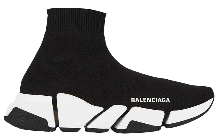 (WMNS) Balenciaga Speed 2.0 Sneaker 'Black White' 617196W2DB21015