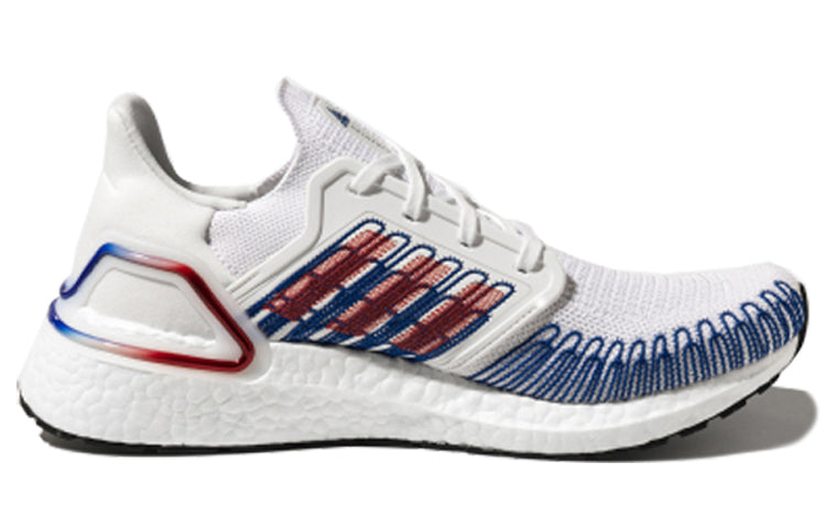 adidas Ultraboost_20 White/Blue/Red FY3446