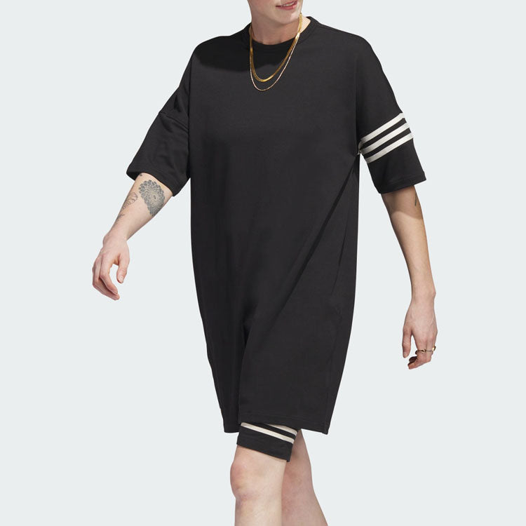 (WMNS) adidas Adicolor Neuclassics Tee Dress 'Black' IB7309