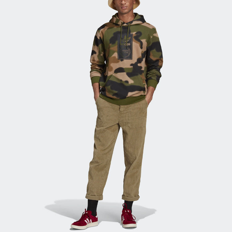 adidas originals Athleisure Casual Sports Green Camouflage GN1879