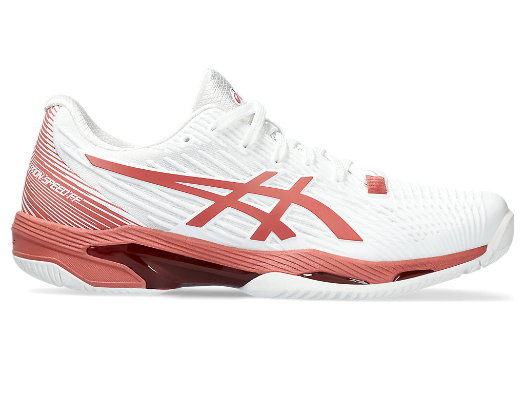 (WMNS) ASICS Solution Speed FF 2 'White Light Garnet' 1042A136-105
