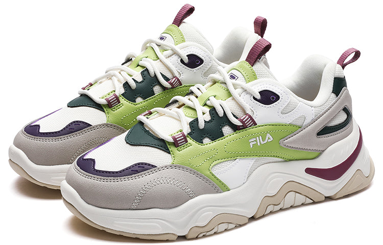 (WMNS) FILA Collina Sport Shoes 'White Grey Green' F12W312117FMB