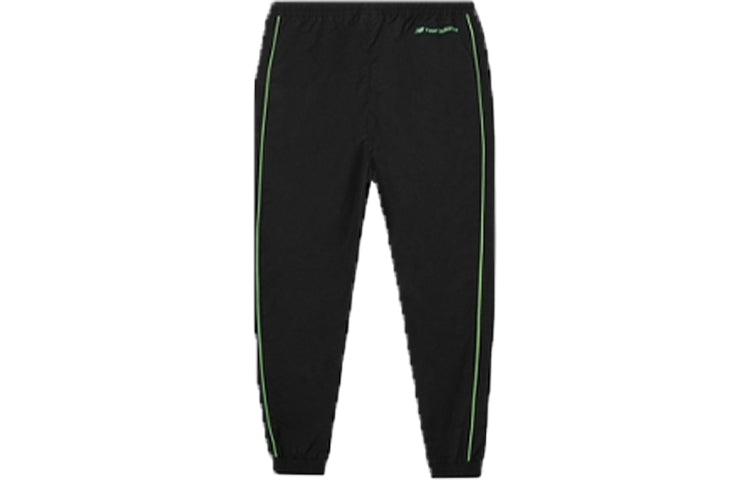 New Balance Trendy Apparel Pants 'Black Green' AMP03322-BK
