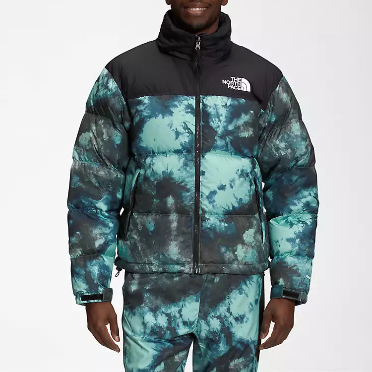 THE NORTH FACE PRINTED 1996 RETRO NUPTSE Jacket 'WASABI ICE DYE PRINT' NF0A5IX4-957