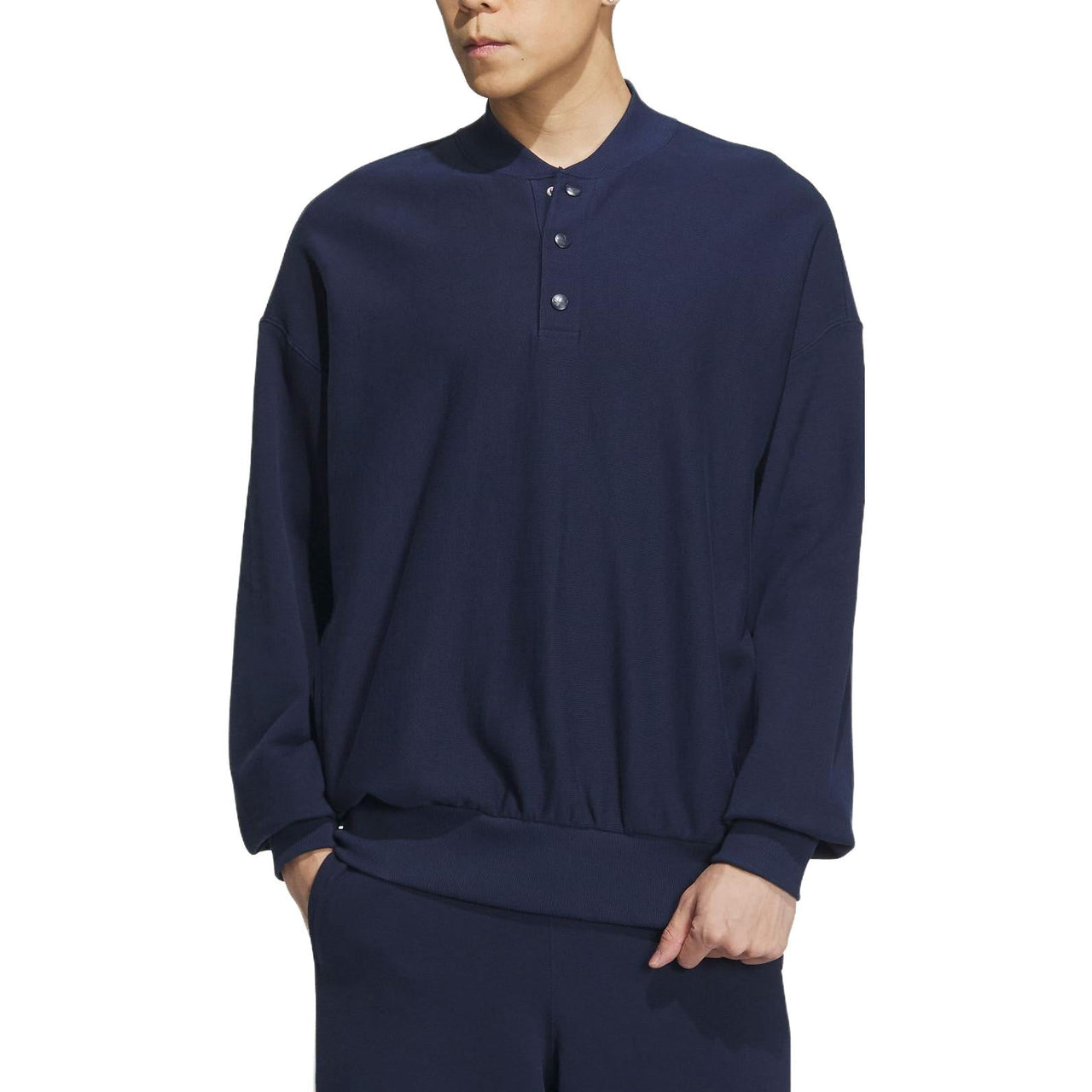 adidas Originals x Notitle Crew Sweatshirt 'Navy' IN1089