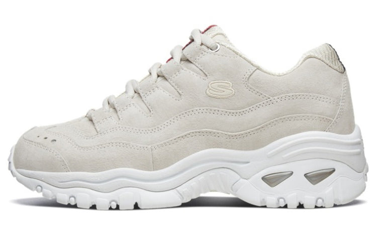 (WMNS) Skechers Energy Low-Top Running Shoes Beige 13401-NAT
