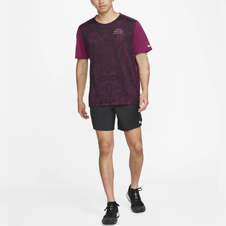 Men's Nike Solid Color Logo Sports Running Black Shorts DM4762-010