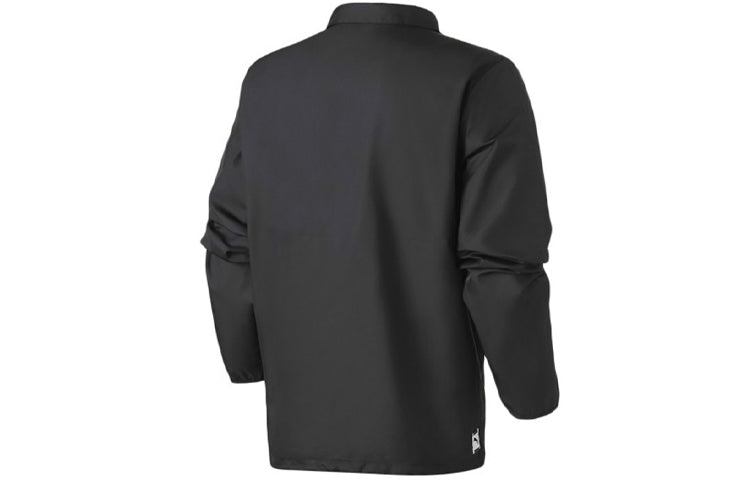 PUMA Downtown Casual Sports lapel Jacket Black 578306-01