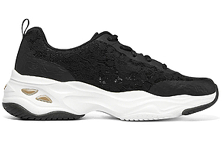 (WMNS) Skechers D'Lites 4.0 'Black' 896092-BKGD