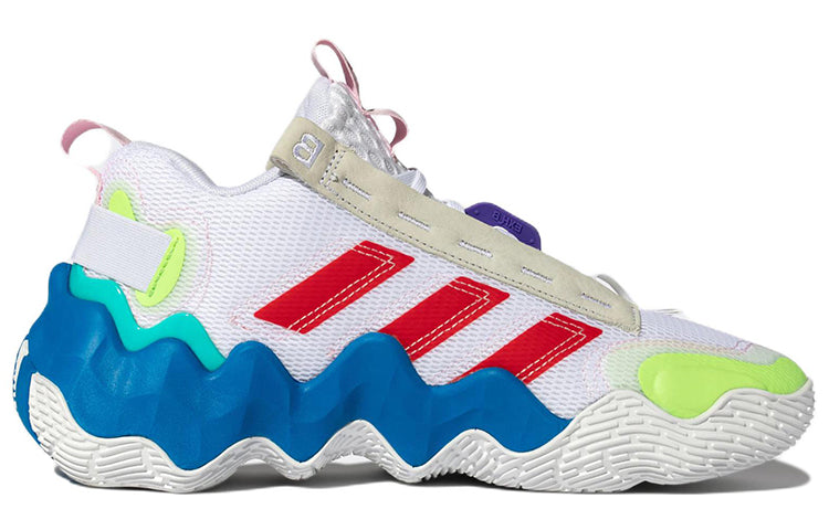 adidas Exhibit B Wear-resistant Non-Slip White Green Blue GZ9552