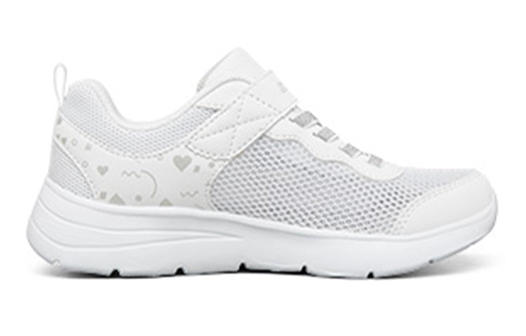 Skechers Great News Sneakers K White/Silver 312012L-WSL