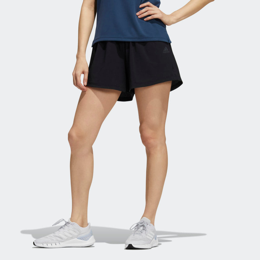 (WMNS) adidas Heat.Rdy Sports Gym Running Training Shorts Black GR8235