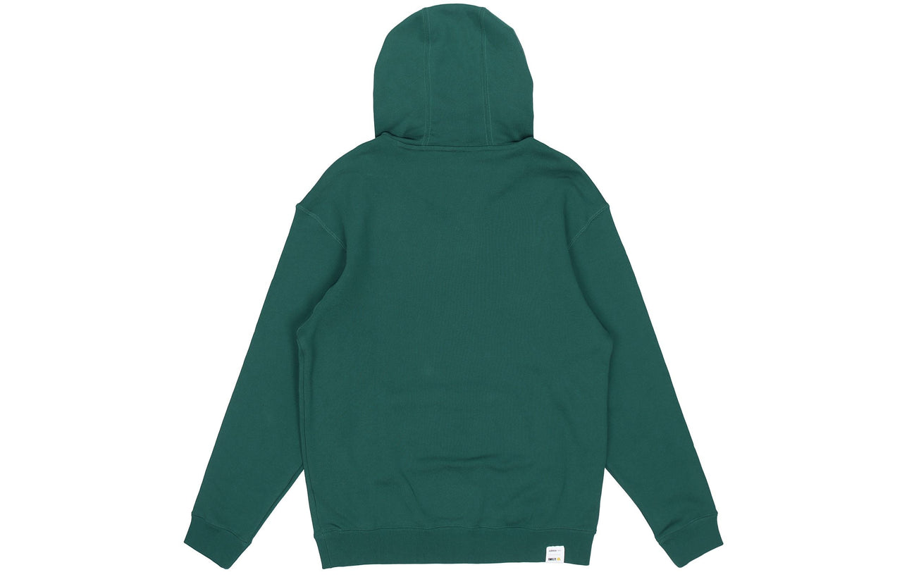 Men's adidas neo x SMILEY Crossover Alphabet Printing Sports Pullover Green H45519