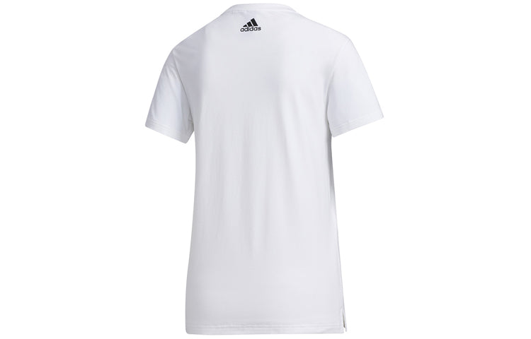 (WMNS) adidas Panda Pocket Tee Sports Stylish Short Sleeve White GL5645