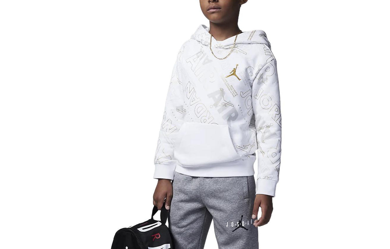(GS)Air Jordan Brooklyn Heroes Oversize Fleece Hoodie 'Black' FB9464-100