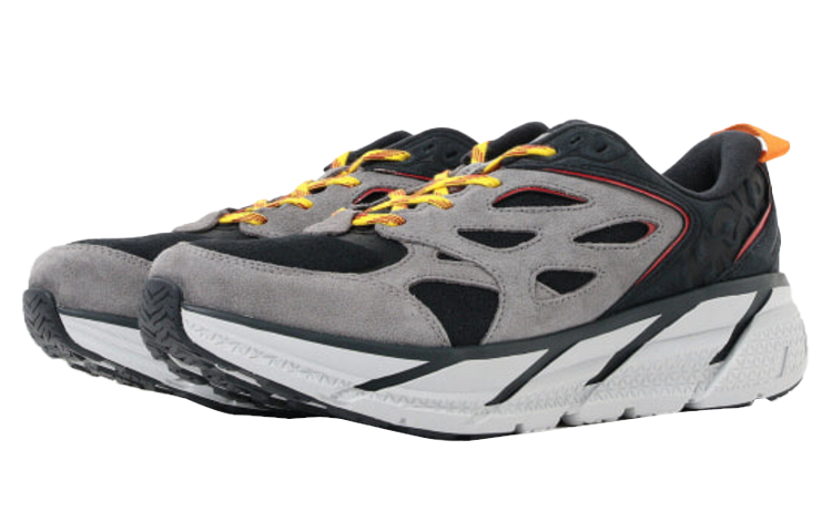 HOKA ONE ONE Clifton L Suede 'Black Lunar Rock' 1122571-BLRK