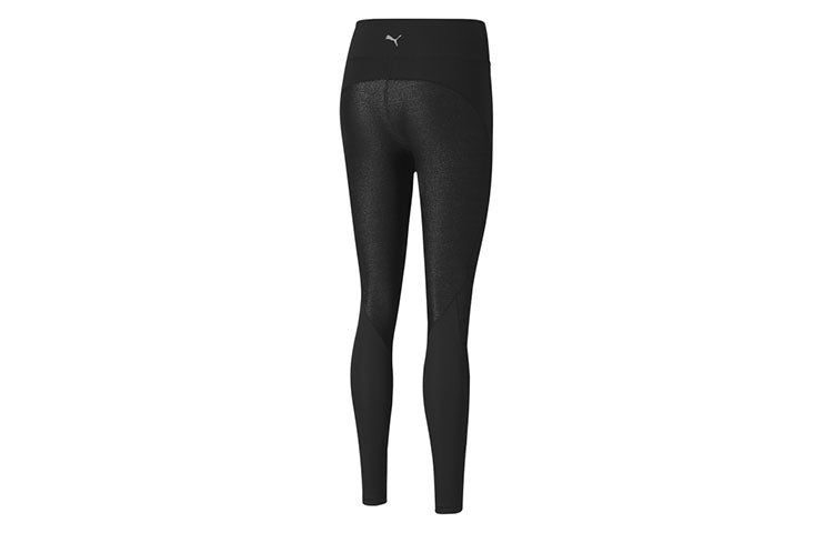 (WMNS) PUMA STUDIO METALLIC 7/8 Leggings 'Black' 519578-01