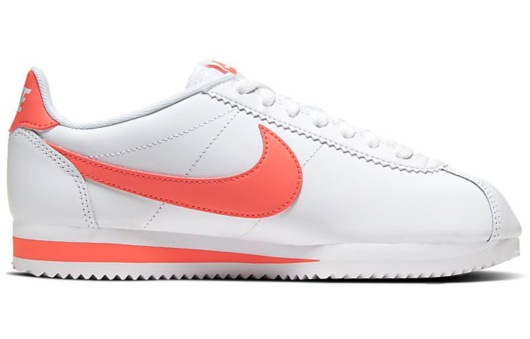 (WMNS) Nike Classic Cortez Leather 'White Pink' 807471-115