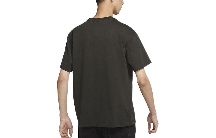 Nike Logo Printing Casual Round Neck Short Sleeve Red Green DR7826-355