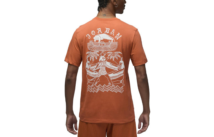 Air Jordan Artist Series by Umar Rashid T-Shirt 'Light Sienna' DX9559-812