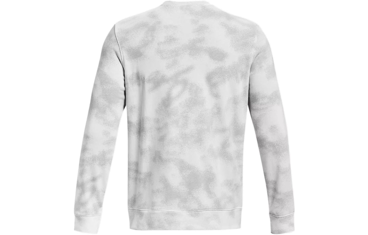 Under Armour Rival Terry Nov Crew 'White Grey' 1377186-100