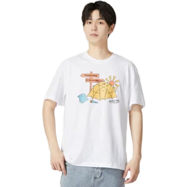 THE NORTH FACE Foundation Camp Graphic T-Shirt 'White' 7WF8FN4X