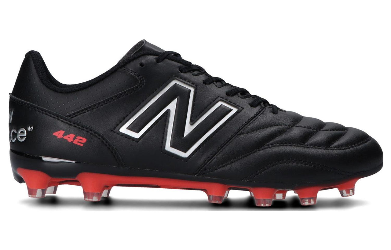 New Balance 442 Team HG BK2 Soccer Shoes 'Black Red White' MS42HBK2