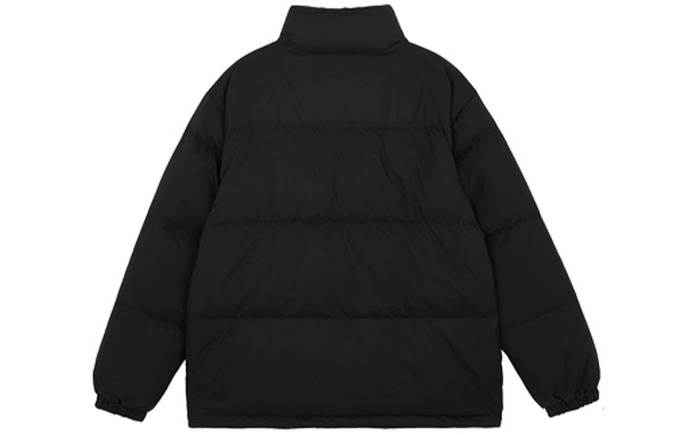 New Balance Warm and Windproof Sports Down Jacket 'Black Grey' AMJ14306-BK