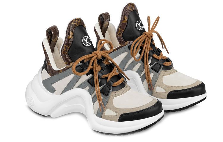 (WMNS) LOUIS VUITTON LV Archlight Sneakers 'Tan Grey' 1AAOWX