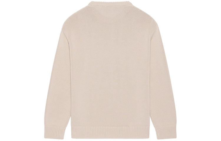 Balenciaga BB Laurel Crown Logo Crewneck Knitted Sweater 'Beige' 664369T32119028