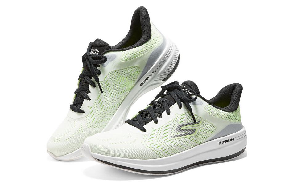 Skechers Go Run Shoes 'Green White' 220541-WBKL