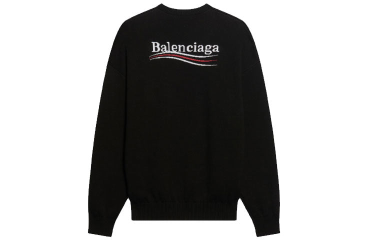 Balenciaga Political Campaign Sweater 'Black' 675292T31761000