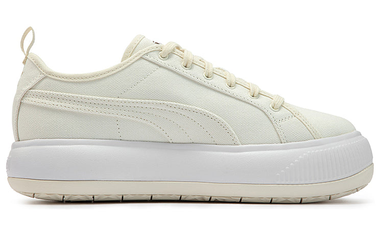 (WMNS) PUMA Suede Mayu Canvas 'Pristine' 383165-01