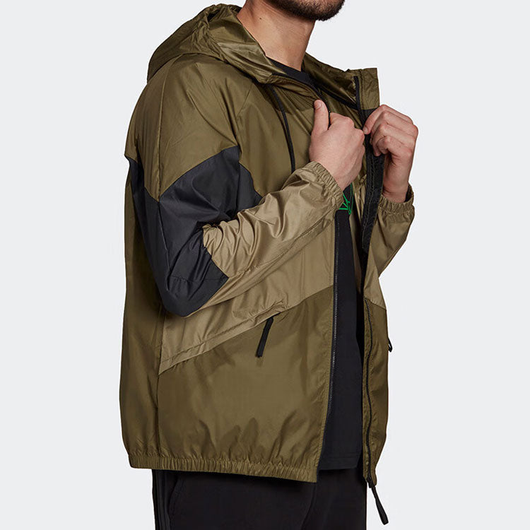 adidas Back to Sport WIND.RDY Jacket 'Focus Olive Black' GT6577