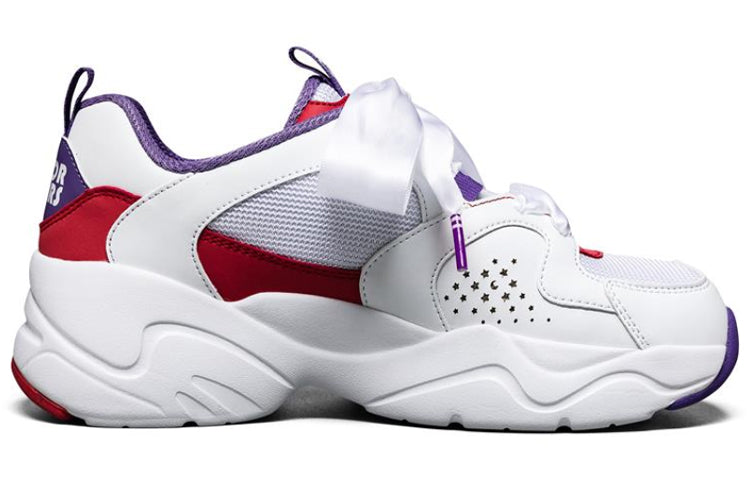 (WMNS) Sailor Moon x Skechers D Lites Airy 2.0 Running Shoes White/Purple 66666267-WPR