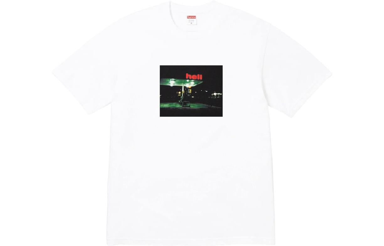 Supreme FW23 Week7 Hell T-shirt 'White' SUP-FW23-150