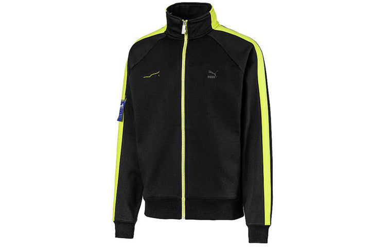 PUMA x ADER ERROR Unisex Printing Stand-up Collar Jacket Black 595533-01