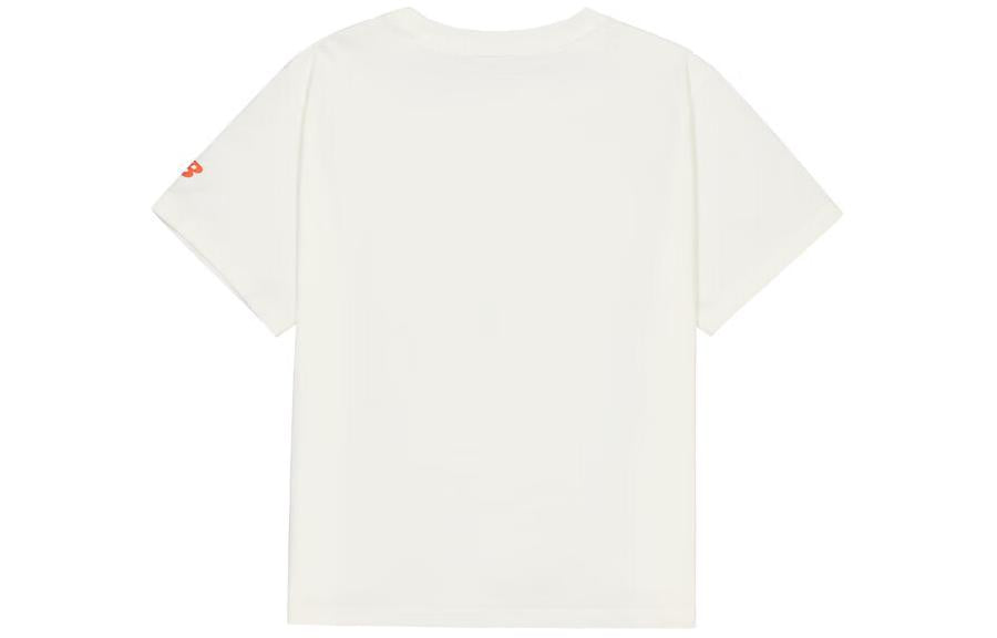 (WMNS) New Balance Cartoon Short Sleeve T-Shirt 'White' AWT41333-CIC