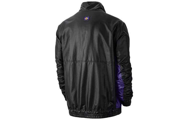 Nike Lightweight NBA Los Angeles Lakers Sports Jacket Black CJ7115-010