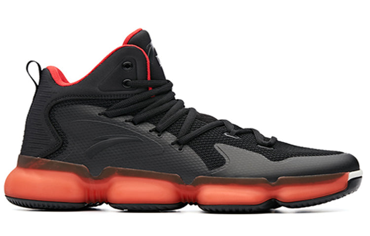 ANTA x NASA SEEED 60th Anniversary Basketball Shoes 'Black Red' 91831191-5