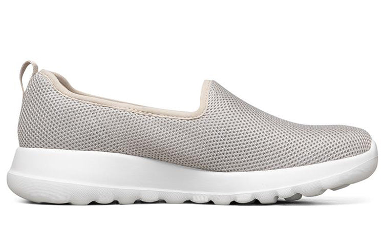 (WMNS) Skechers Go Walk Joy Slip-On Shoes Gray/Chestnut 124186-TPE
