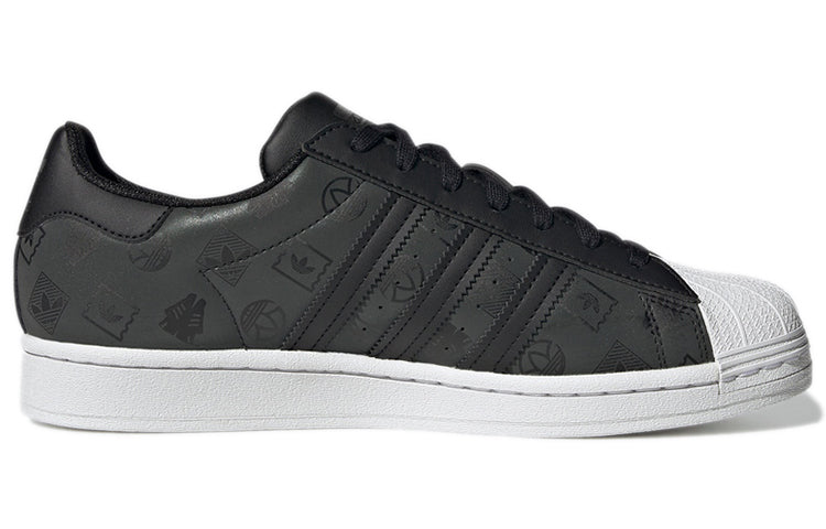 adidas Originals Superstar Shoes 'Black Green Monogram' GX8412