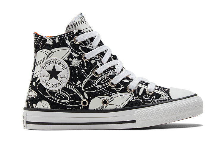 Converse Chuck Taylor All Star Canvas Shoes K White/Black 673086C