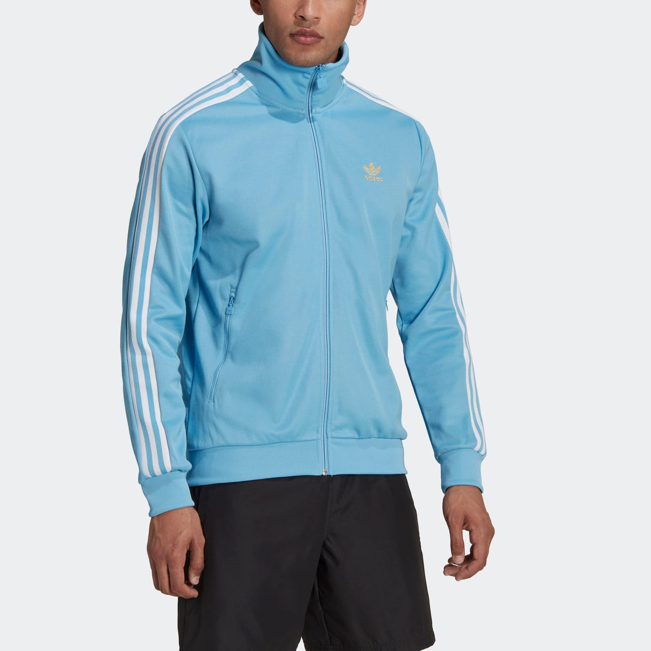 adidas originals Beckenbauer Track Jacket Asia Sizing 'Blue' HK7409
