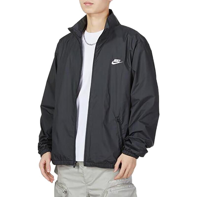 Nike Club+ Full Zip Woven Jacket 'Black' DX0673-010