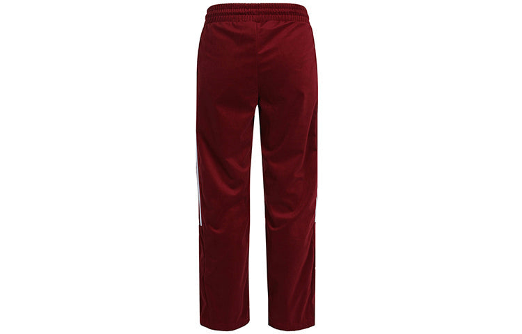(WMNS) adidas Neo CS TP Velour Pants 'Red White' GK8761