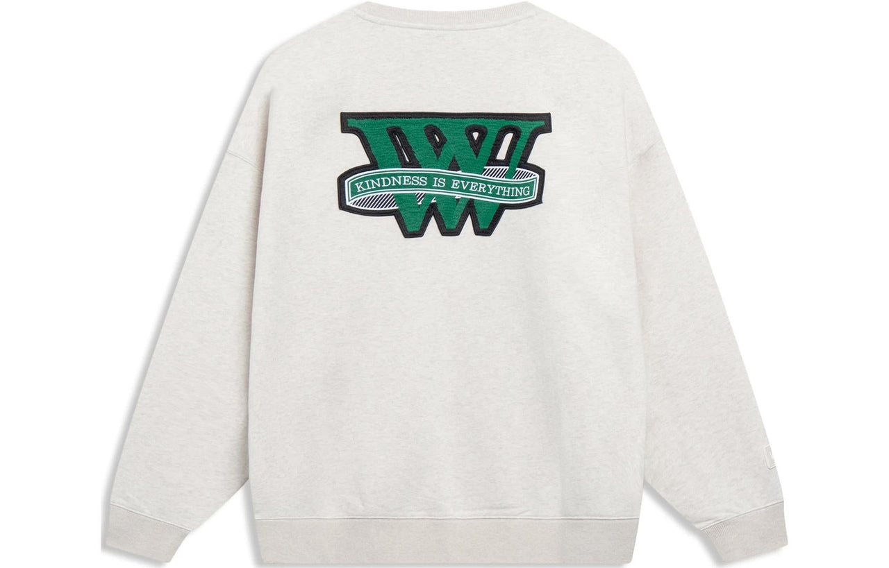 Li-Ning Way Of Wade Graphic Sweatshirt 'Light Grey' AWDT143-10